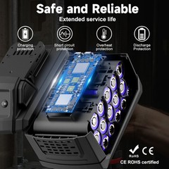 For Milwaukee for M18 18V 12.0Ah Extended Lithium 48-11-1880 Battery & Charger
