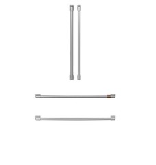 GE Cafe 4-Door French Door Refrigerator HANDLES ONLY – Brushed Stainless (READ)