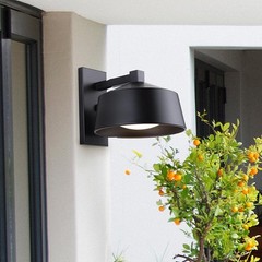 Canarm Lighting LOL613BK Crue LED 7.88 inch Black Outdoor Wall Light