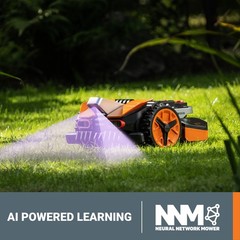 Worx Landroid Vision AI 1/2 Acre 20V Boundaryless Robotic Lawn Mower-(WR220-AN)