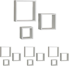 Stylish Floating Square Cube Shelves for Any Room Decor