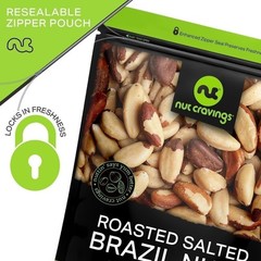 Brazil Nuts Roasted & Salted – No Shell, Whole