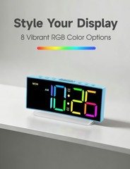 Loud Alarm Clock for Heavy Sleepers Adults,Kids,Teens,Digital Desk Clock with…