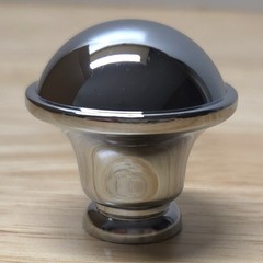 Hickory Hardware Polished Chrome Cabinet Knob, Solid Core Savoy P2243-CH