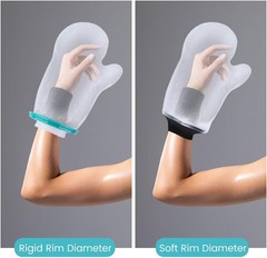 Gentle Silicone Cast Protector – 100% Waterproof Arm Cover for Adults