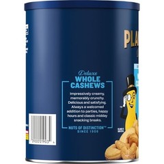 Planters Deluxe Lightly Salted Whole Cashews, 18.25 oz Canister