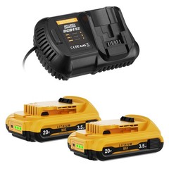 20V FOR DEWALT 20 Volt MAX Lithium-Ion Battery / Charger DCB203 DCB201-2 DCB207
