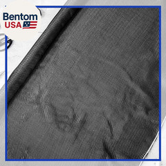 5 FT X 39.3” Carbon Fiber Fabric Roll Pure Fabric Carbon Fiber Sheet 2 X 2 Twil