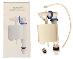 Porcher Heavy duty European Style Fill Valve for Low Profile Toilets w Adapter