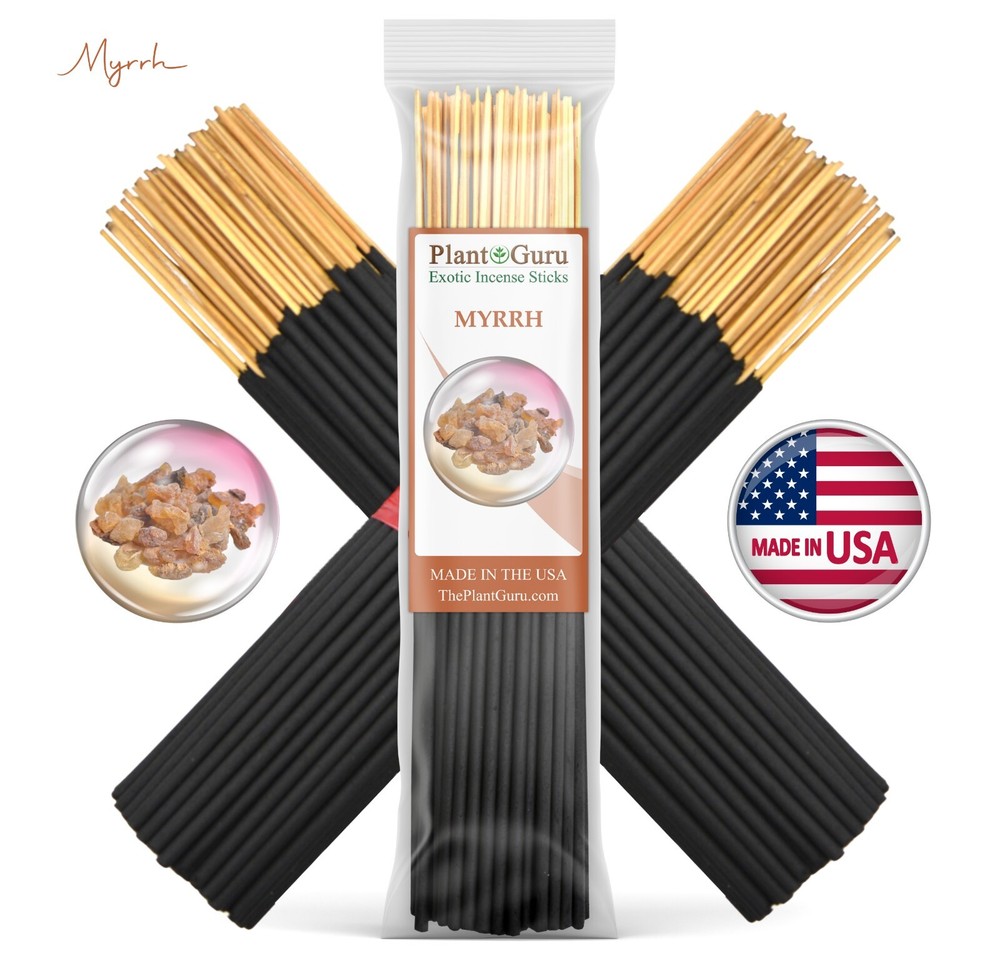 MYRRH Incense Sticks 7″ Bulk Pack Wholesale Hand Dipped Lot