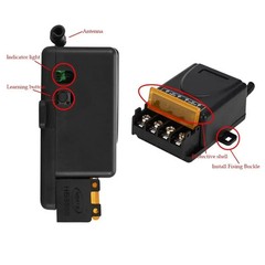 AC Wireless Remote 110V-240V 30A RF Relay Control Remote Switch 433Mhz Receiver