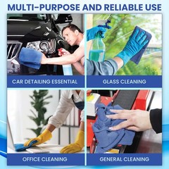 Blue Huck Towels Cleaning Rags – Multi Purpose Cleaning – NEW