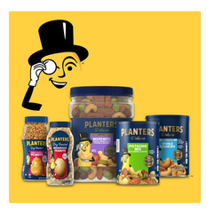 PLANTERS Deluxe Salted Whole Cashews, Party Snacks, Protein 18.25oz (2 PACK)