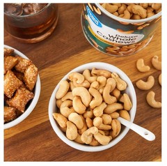 Great Value Deluxe Whole Cashews, Unsalted, 16 oz NEW
