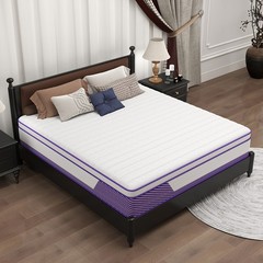 12 Inch King Mattress Gel Memory Foam Pocket Spring Medium Firm Bed in a Box