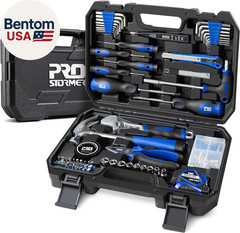 179-Piece Home Tool Kit, General Household Hand Tool Set with Portable Storage B