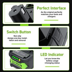 12.0Ah 8.0Ah P108 Battery / Charger For Ryobi 18V ONE P102 P107 All ONE Tools