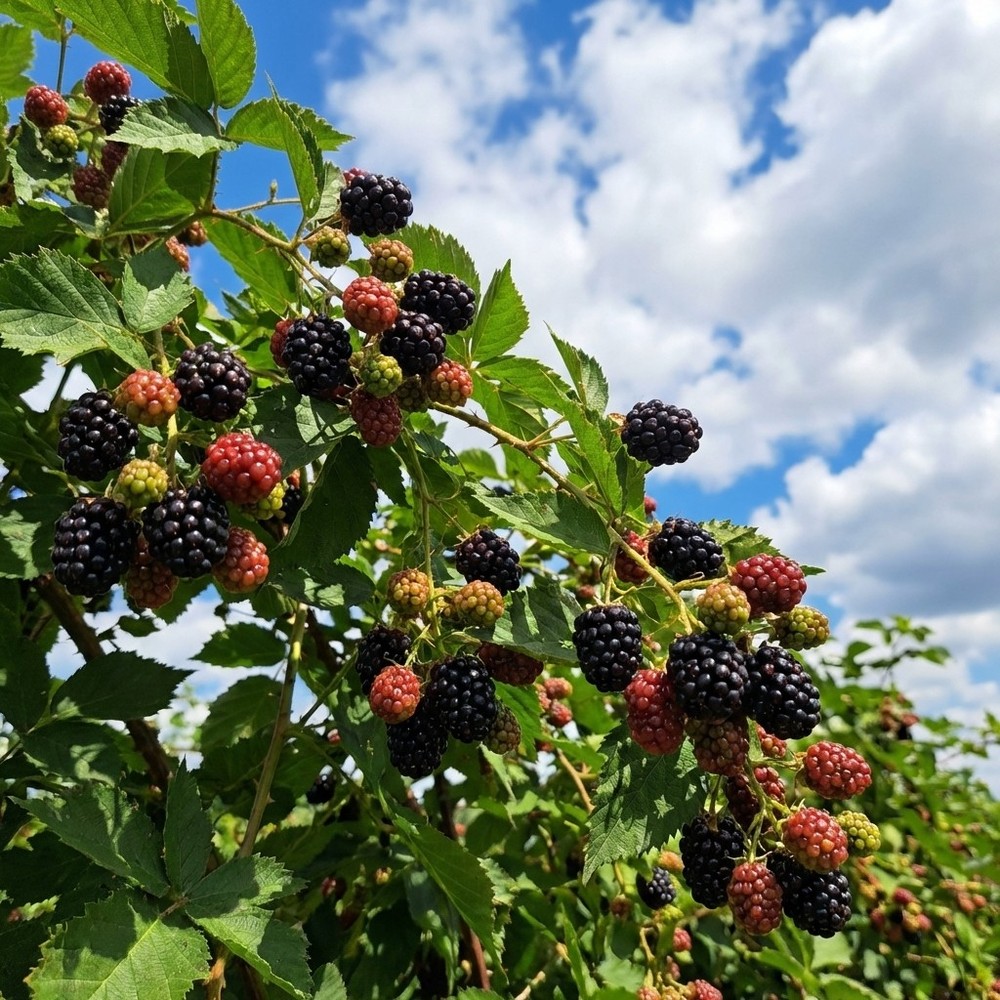 100PCS Blackberry Seeds Edible Fruit Plant Seeds for Backyard and Garden Growing