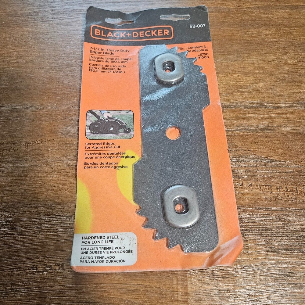 BLACK+DECKER 7 1/2in Heavy Duty Edger Blade EB007 Hardened Steel NEW