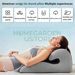 Sweet Spot Couple Pillow Couple Pillow Hip Pad Wedge Pillow Memory Foam 27°Angle