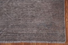Over-Dyed Traditional Area Rug 4×6 Hand-knotted Wool Vintage Brown for Any Room