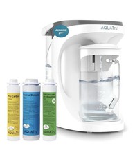 AQUATRU Carafe Countertop Alkaline Reverse Osmosis Water Purifier Used