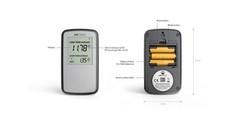 Airthings Corentium Home Radon Detector 223 Portable, Lightweight, Easy-to-Us…