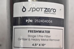 SpotZero Water Filter For Aqua Optima Evolve Black 4.5×10 Freshwater Stage 1