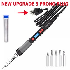 90W Digital Electric Soldering Iron Kit Tempe Adjustable Welding Tool Solder Gun