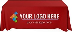Customized Rectangle Tablecloth with Logo Personalized Table Cloth for Events