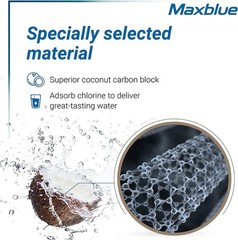 Maxblue LT1000PC Replacement for LG® LT1000P® Refrigerator Water Filter, 3 PACK