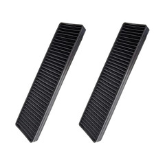 Choice WB06X10807 2 PACK of Microwave Oven Pleated Carbon Charcoal Filter for GE