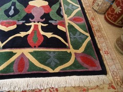Hand-Knot 55″x88″ TUFENKIAN TIBETAN WOOL RUG