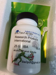 IBA Indole 3 Butyric Acid 25g 99% 2 measuring spoons-,15- .5mL, alcohol soluble