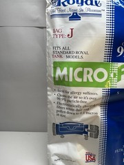 Royal Micro Fresh Type J Vacuum Bags 9 Total (3 Packs of 3) Allergen Filtration