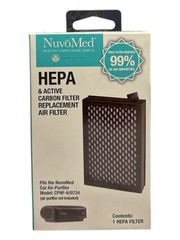 Nuvo Med HEPA Filter CAF-12/0807 Fits CPHF-6/0724 Car Air Purifier Carbon Rplmnt
