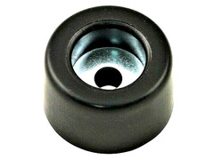 5/8” x 3/8” D X H Rubber Bumper w Recessed Steel Washer Rubber Feet 8 Per Pack