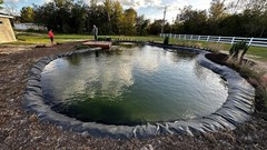 Pond liner 100×80 Strong,HDRPE 40 year Durability,Commercial grade for Fish pond