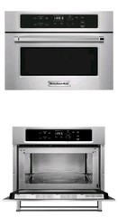 KitchenAid KMBS104ESS 24″ 1.4 Cu. Ft. Built-In Microwave *SEALED*