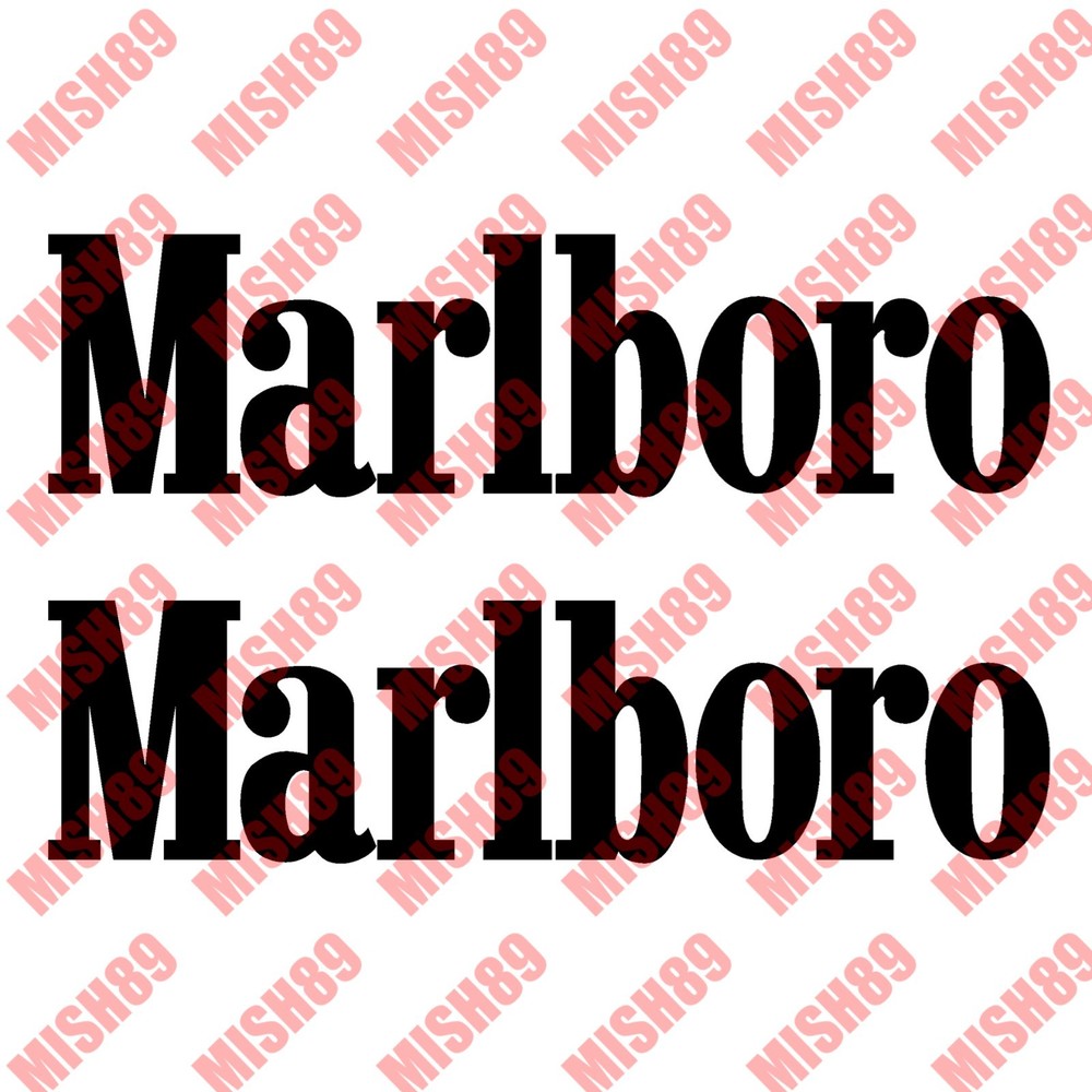 Marlboro Decal Marlboro Vinyl Sticker Motorcycle Car Racing Decal – Any Size