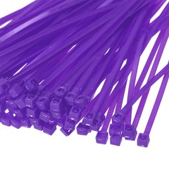 Nylon Cable Ties 4 Inch Self-Locking Zip Ties 0.09″ Width Purple 100pcs
