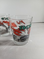 Lot of 3 Don’s Seafood & Steakhouse Restaurant Rocks Low Ball Drinking Glasses