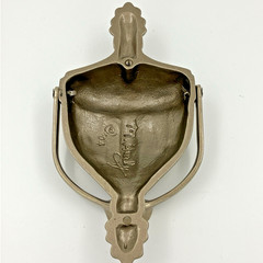 Michael Healy Victorian Urn Door Knocker Brushed Nickel Silver Finish 2004