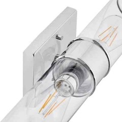 Home Decorators Laurel Falls 19.75 in. 2-Light Chrome Bathroom Vanity Light