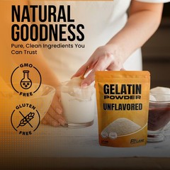 Gelatin Powder Unflavored 6 oz Bulk Bag – Gelatina Sin Sabor en Polvo