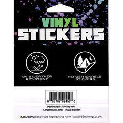 Cat reading the Newspaper Vinyl Sticker – 4.25in x 4.25in