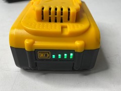 Lot of 2 FOR DEWALT 20V 8.0 AH 144Wh Lithium-Ion Rechargeable Battery W/ Charger