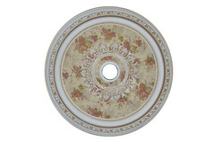 32″ ROUND CHANDELIER CEILING MEDALLION ROSE BOUQUET FOYER DINING ROOM BEDROOM