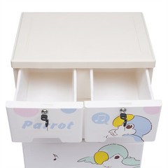 Dresser Chest 6 Drawer Cabinet Bedroom Storage Organizer Plastic Stand Furniture