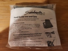 Saladmaster Food Guide Gray Plastic Dishwasher Safe Slicer V tec Or 5N5
